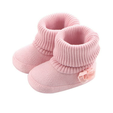 Baby Girl Soft Booties Snow Boots Infant Toddler Newborn Warming Shoes Outdoor U